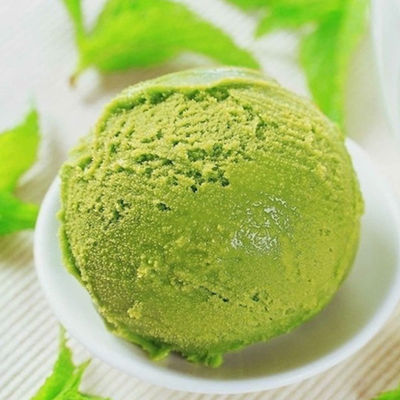 1 kg de mistura em pó de sorvete duro com sabor a matcha para preparação de 2,5 litros de água potável