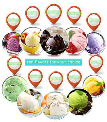Delicious Treats Flavor de baunilha Sorvete em pó Mix 25kg OEM
