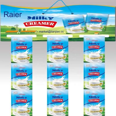 15g 20g 35g 250g Saquete de Creme Não Lácteo para Armazenamento num Lugar Frio e Seco de 25kg
